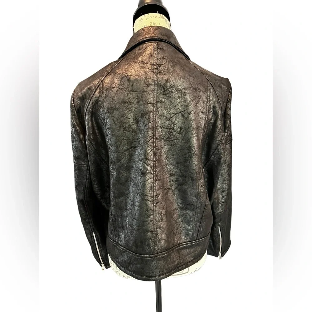 APNY vegan leather moto jacket, new without tags